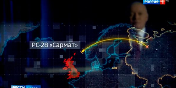 UK will be ‘plunged into sea’ by radioactive tsunami missile strike, says Russian state TV